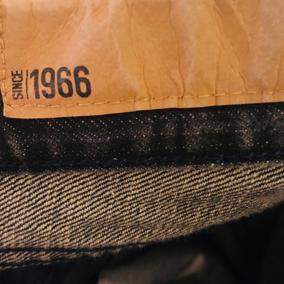 VINTAGE VANS Black Straight Leg Denim Jeans-34x34 - Picture 8 of 12